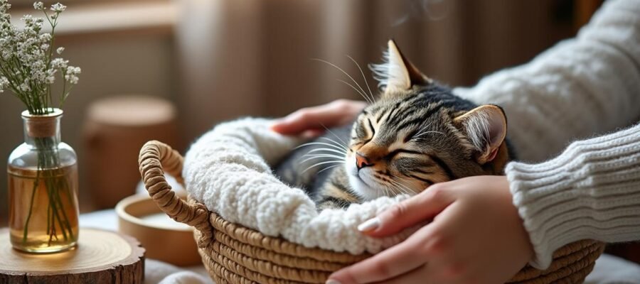 Calming your cat's heat with essential oils: what do you need to know?