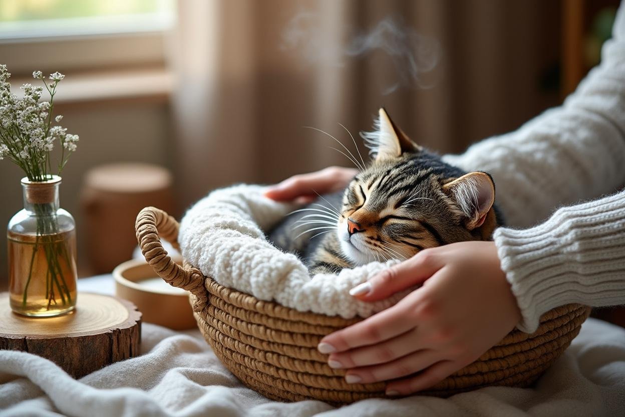 Calming your cat’s heat with essential oils: what do you need to know?