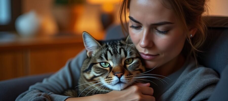 My cat sneezes but it's not dripping from his nose: should we be worried?