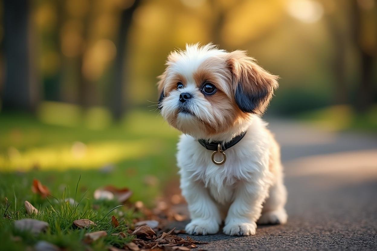 How to teach your shih tzu to walk on a leash without pulling?