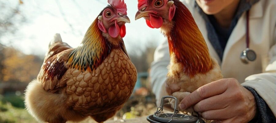 My hen no longer moves and closes her eyes: what should I do?