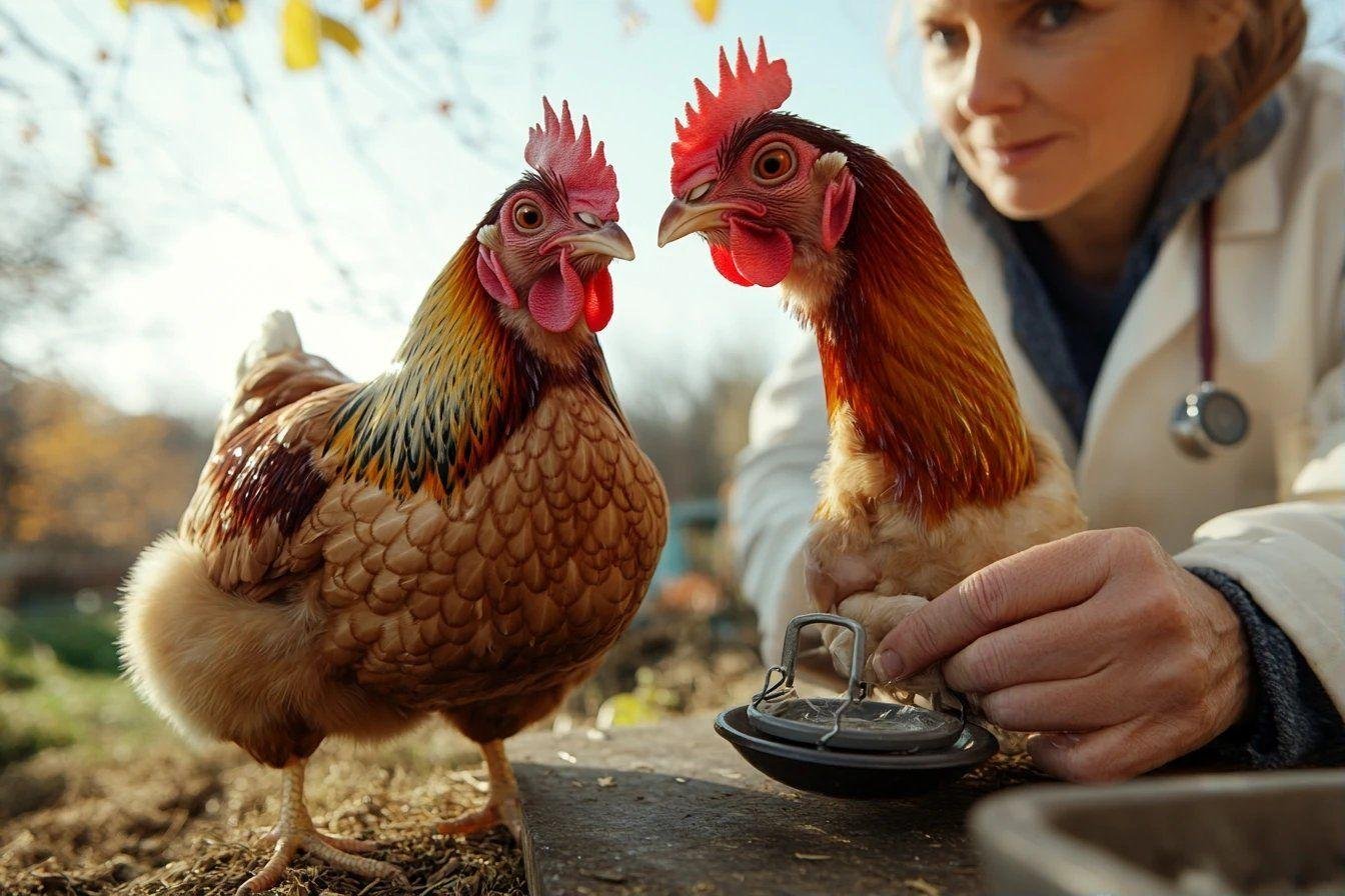 My hen no longer moves and closes her eyes: what should I do?