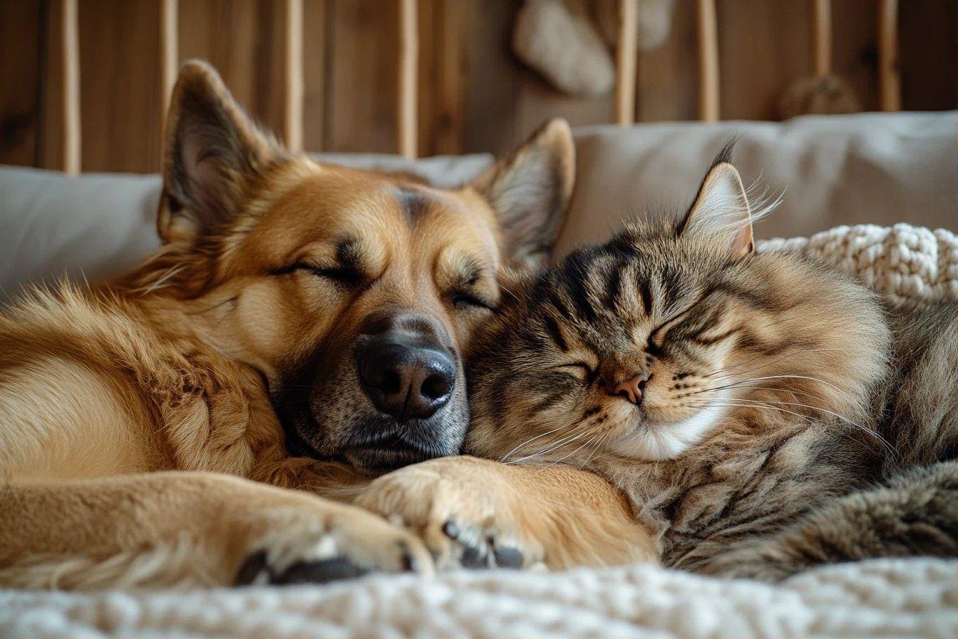 Dog and cat living together: how long does it take them to adapt?
