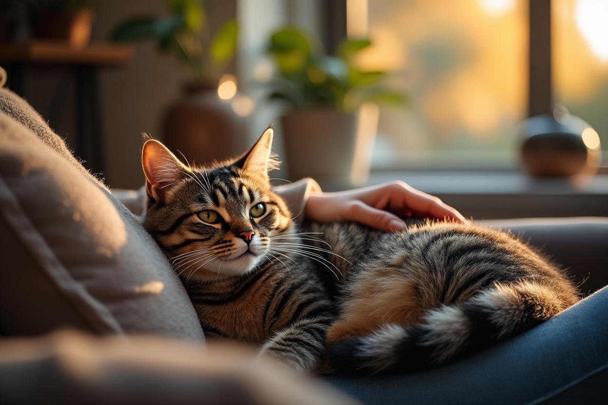 How to silence a cat that meows continuously without stressing it?