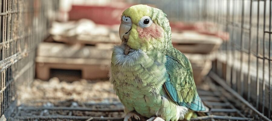 My parakeet sleeps with his head in his feathers: is this normal?