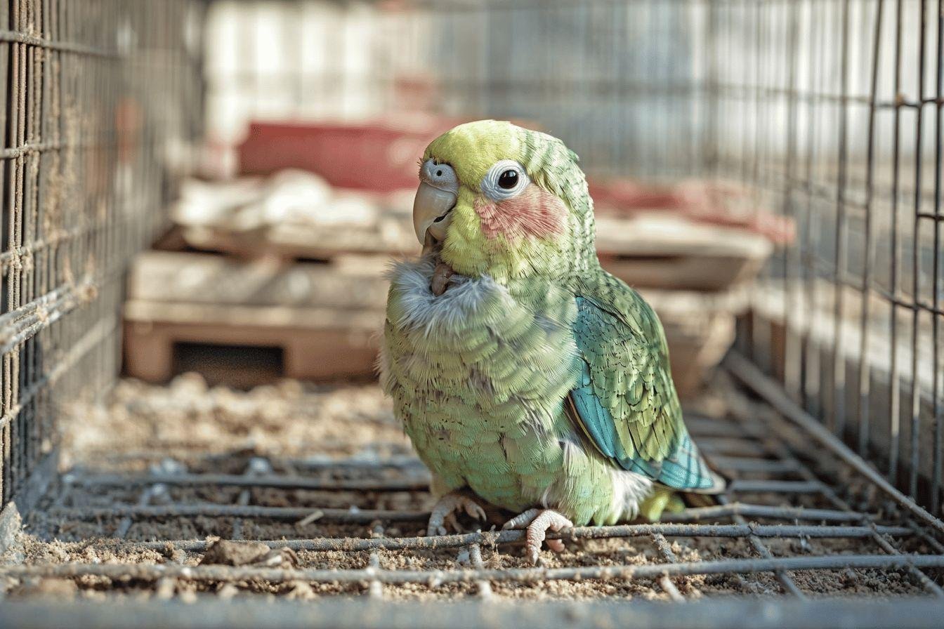 My parakeet sleeps with his head in his feathers: is this normal?