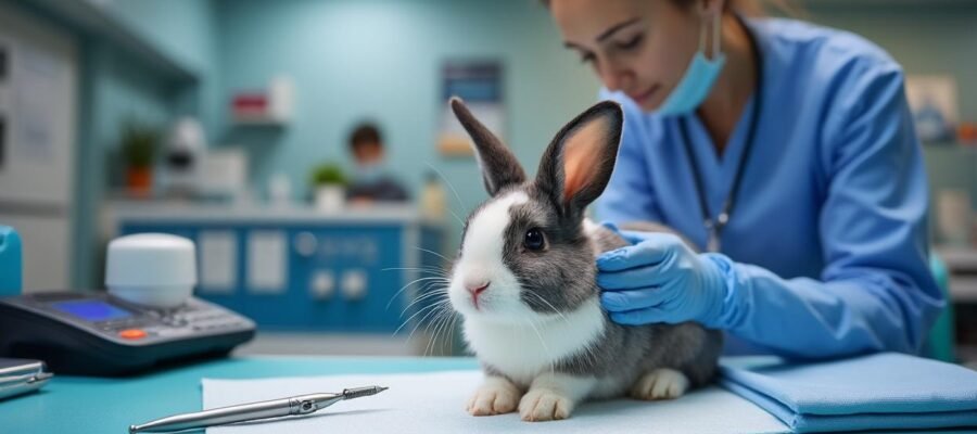 How much does it cost to have a rabbit's nails trimmed at the vet?