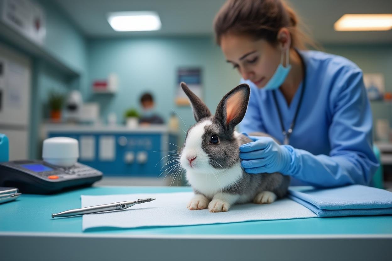 How much does it cost to have a rabbit’s nails trimmed at the vet?