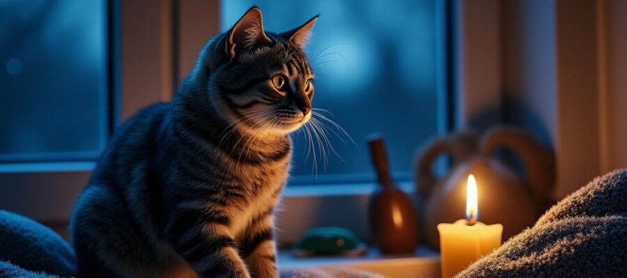 My cat scratches the walls at night: understand the causes of this behavior