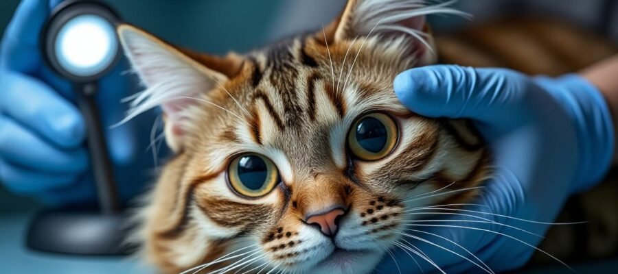 Cat's dilated pupil: associated symptoms that should alert you