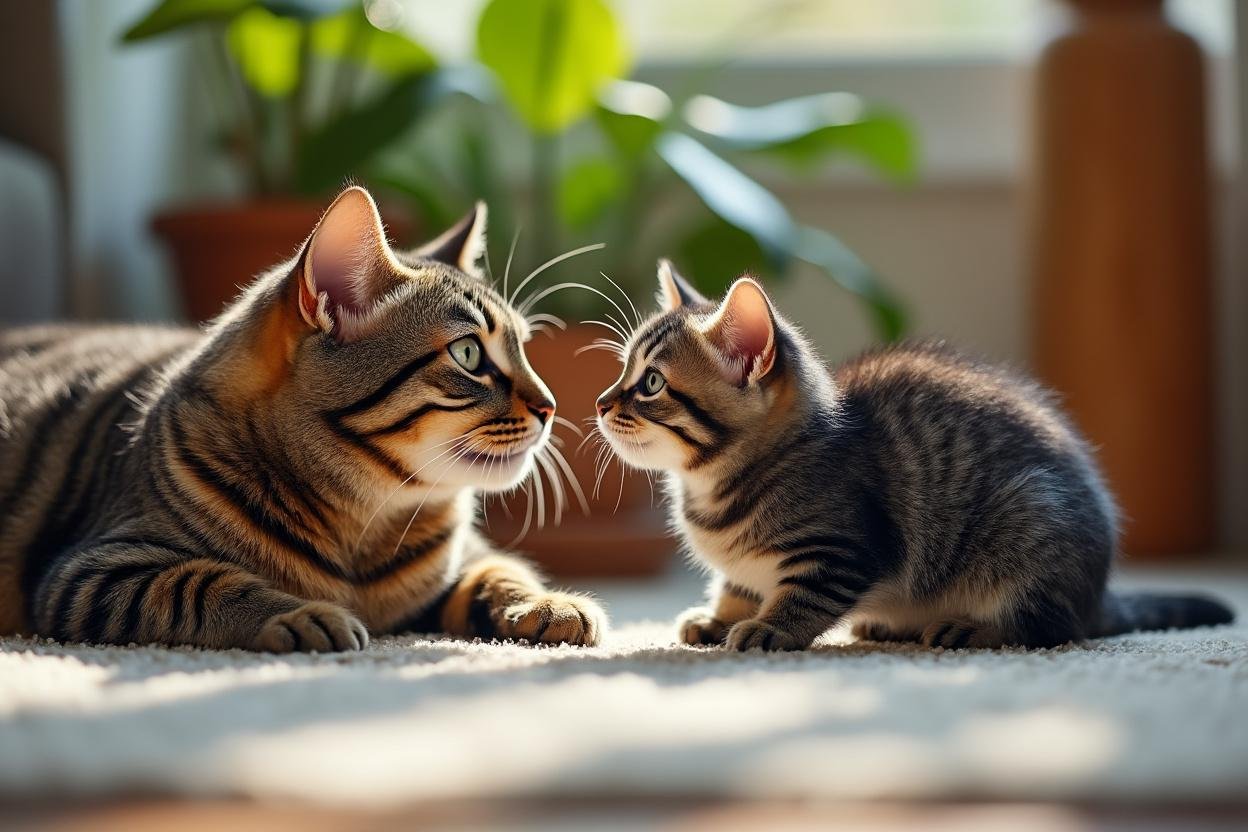 How long does it take for a cat to accept a kitten?