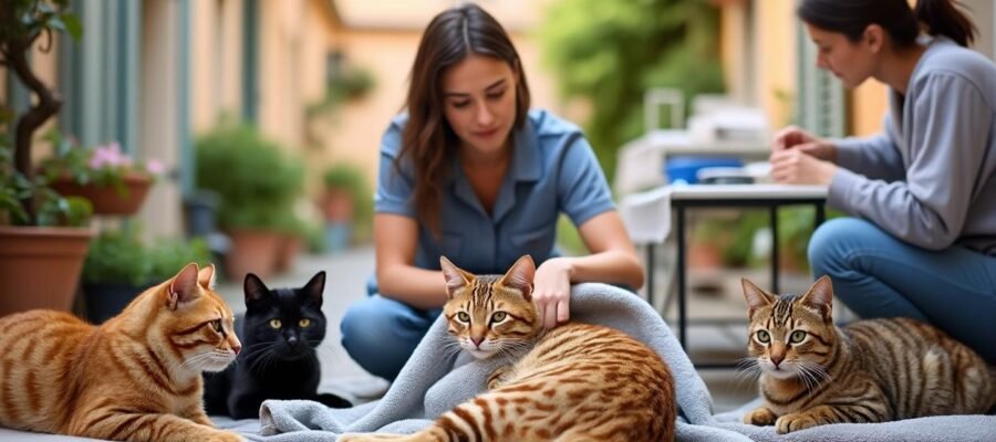 Stray cats in Martigues: sterilization, monitoring and civic commitment