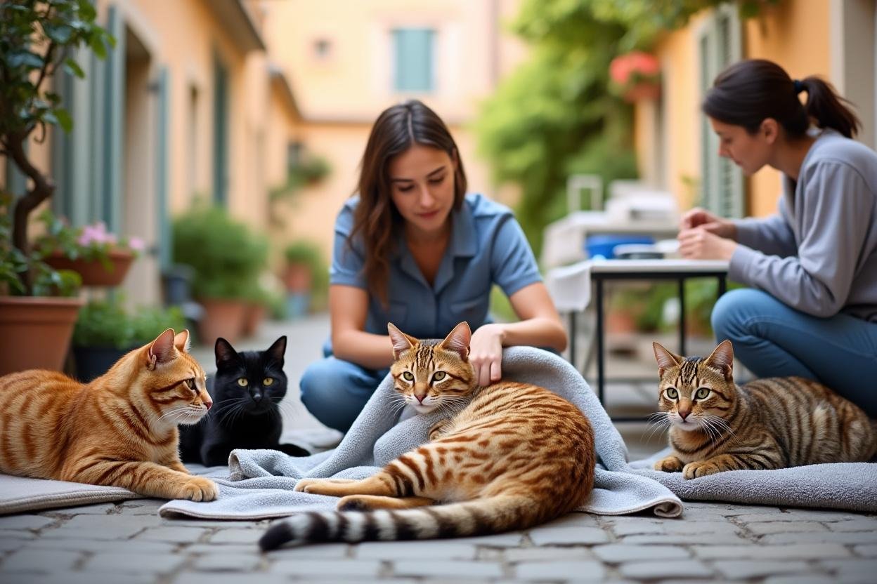 Stray cats in Martigues: sterilization, monitoring and civic commitment