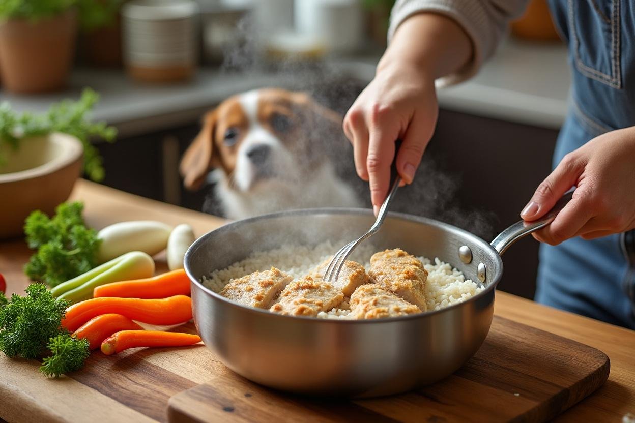 I no longer have kibble for my dog: what should I do to replace it?