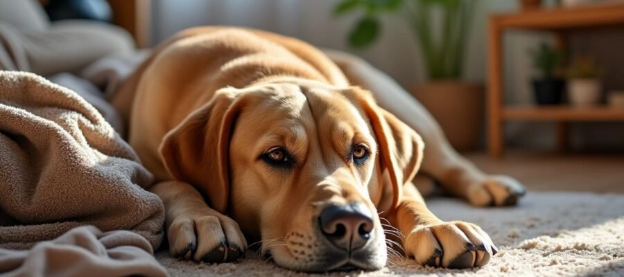 How can I help my dog ​​who barks when alone feel reassured?
