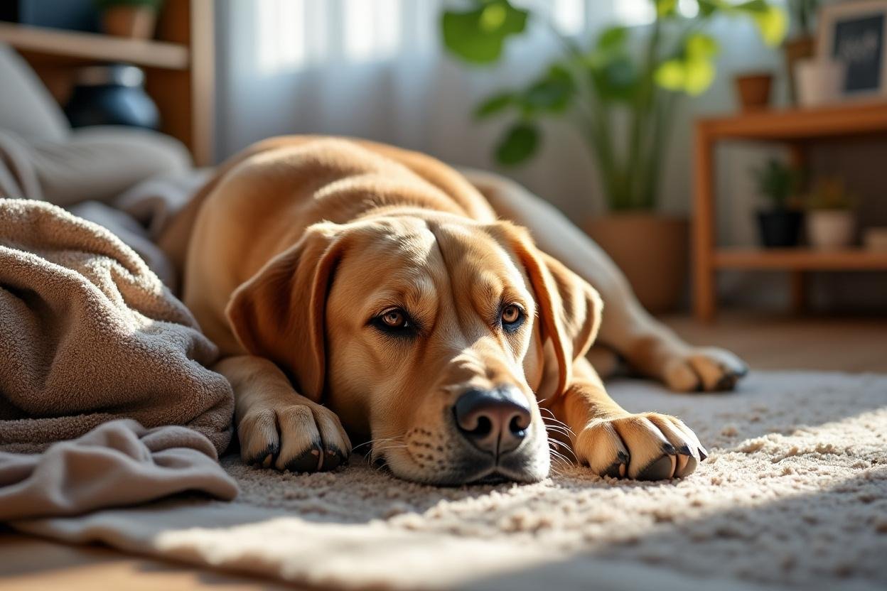 How can I help my dog ​​who barks when alone feel reassured?