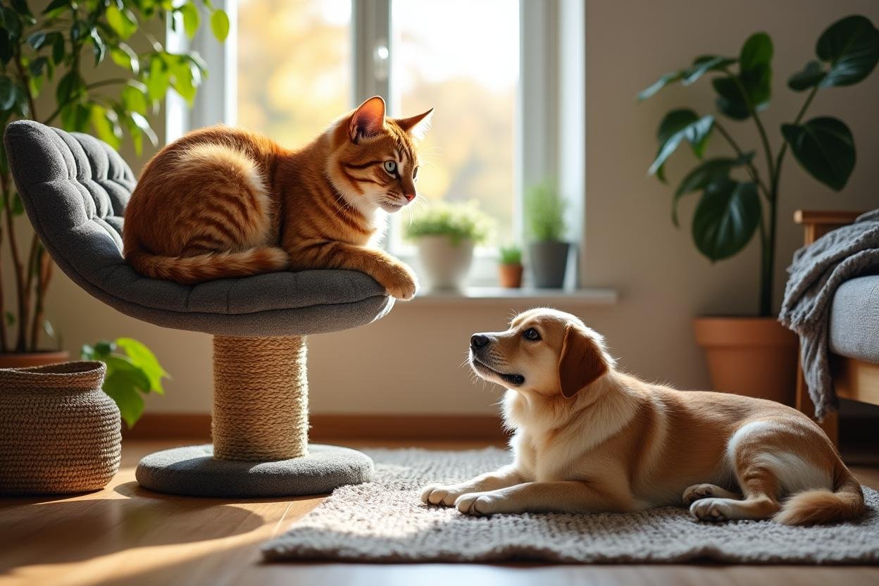 How do I get my dog ​​to leave my cat alone?