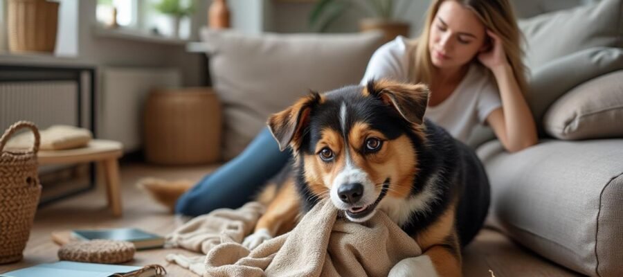 My dog ​​destroys everything even when I'm there: what should I do?