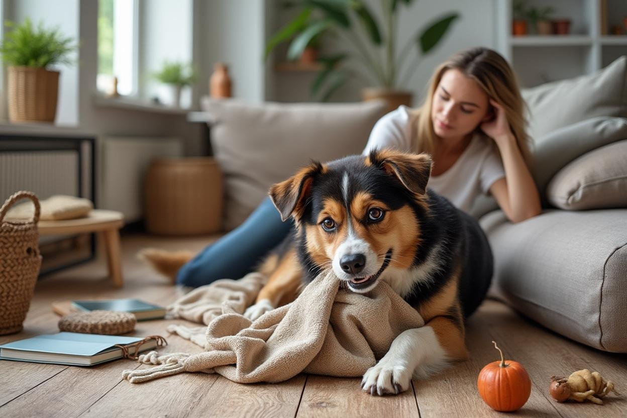My dog ​​destroys everything even when I’m there: what should I do?
